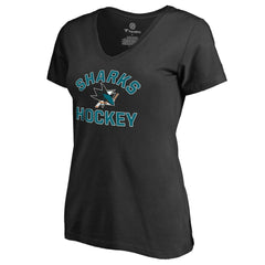 San Jose Sharks Women's Overtime T-Shirt - Black T-shirts