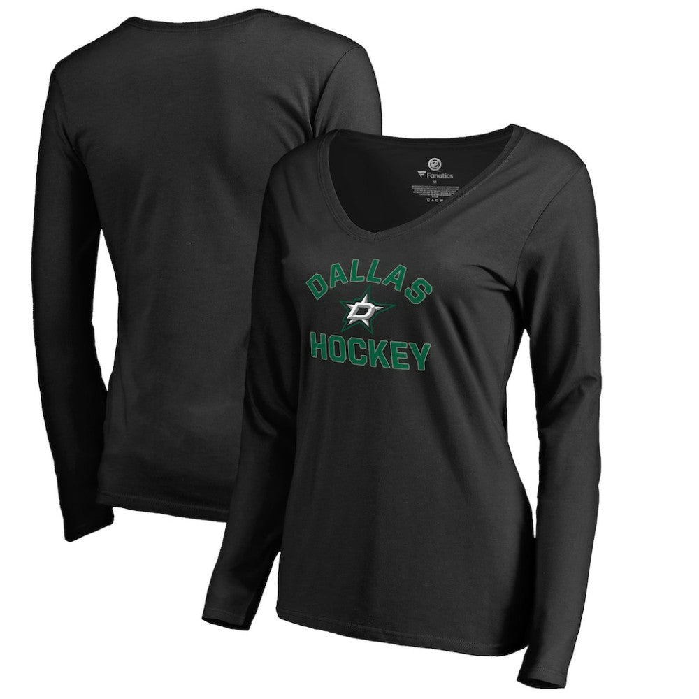 Dallas Stars Women's Overtime Long Sleeve T-Shirt - Black T-shirts
