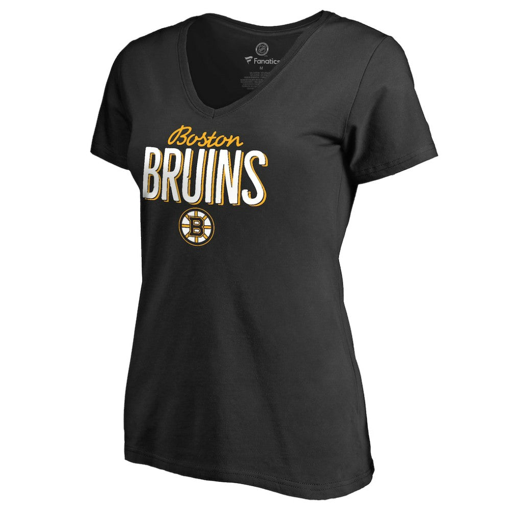 Boston Bruins Women's Nostalgia T-Shirt - Black T-shirts