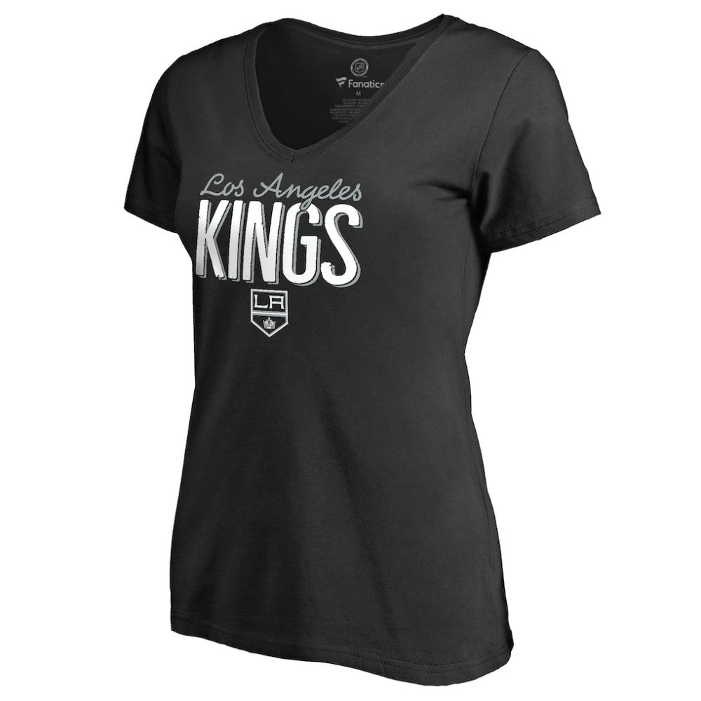 Los Angeles Kings Women's Nostalgia T-Shirt - Black T-shirts