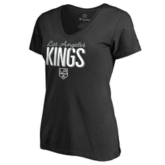 Los Angeles Kings Women's Nostalgia T-Shirt - Black T-shirts