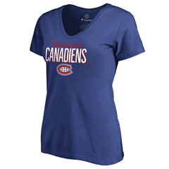 Montreal Canadiens Women's Nostalgia T-Shirt - Royal T-shirts