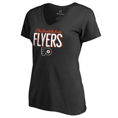 Philadelphia Flyers Women's Nostalgia T-Shirt - Black T-shirts