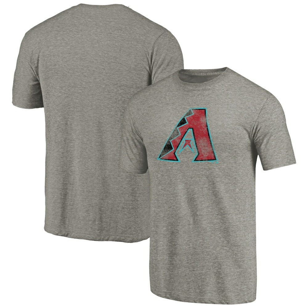 Arizona Diamondbacks Distressed Team Tri-Blend T-Shirt Ash