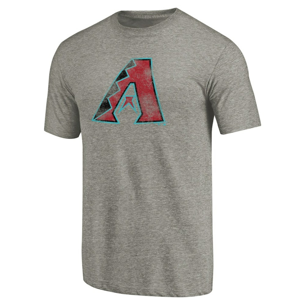 Arizona Diamondbacks Distressed Team Tri-Blend T-Shirt Ash