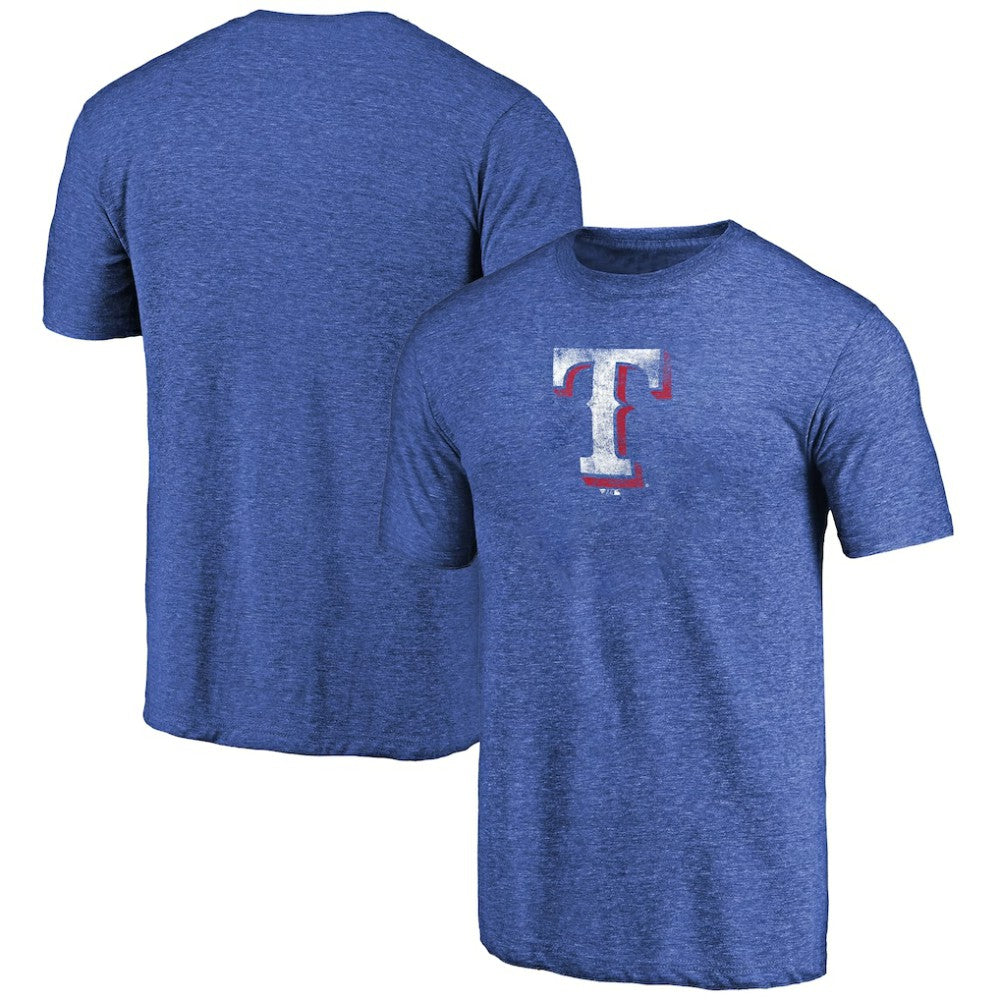 Texas Rangers Distressed Team 2 Tri-Blend T-Shirt Royal