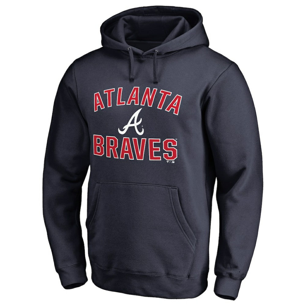Atlanta Braves Victory Arch Pullover Hoodie Navy