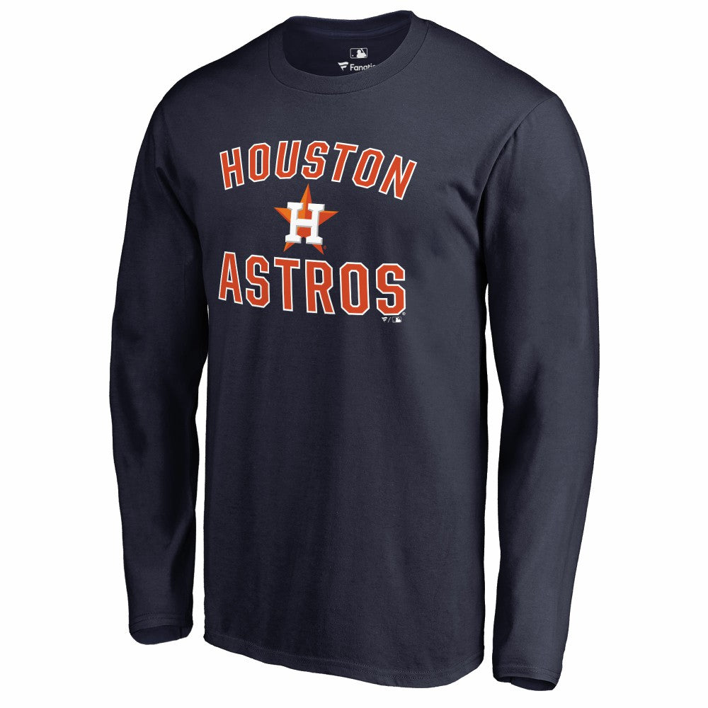 Houston Astros Victory Arch Long Sleeve T-Shirt Navy