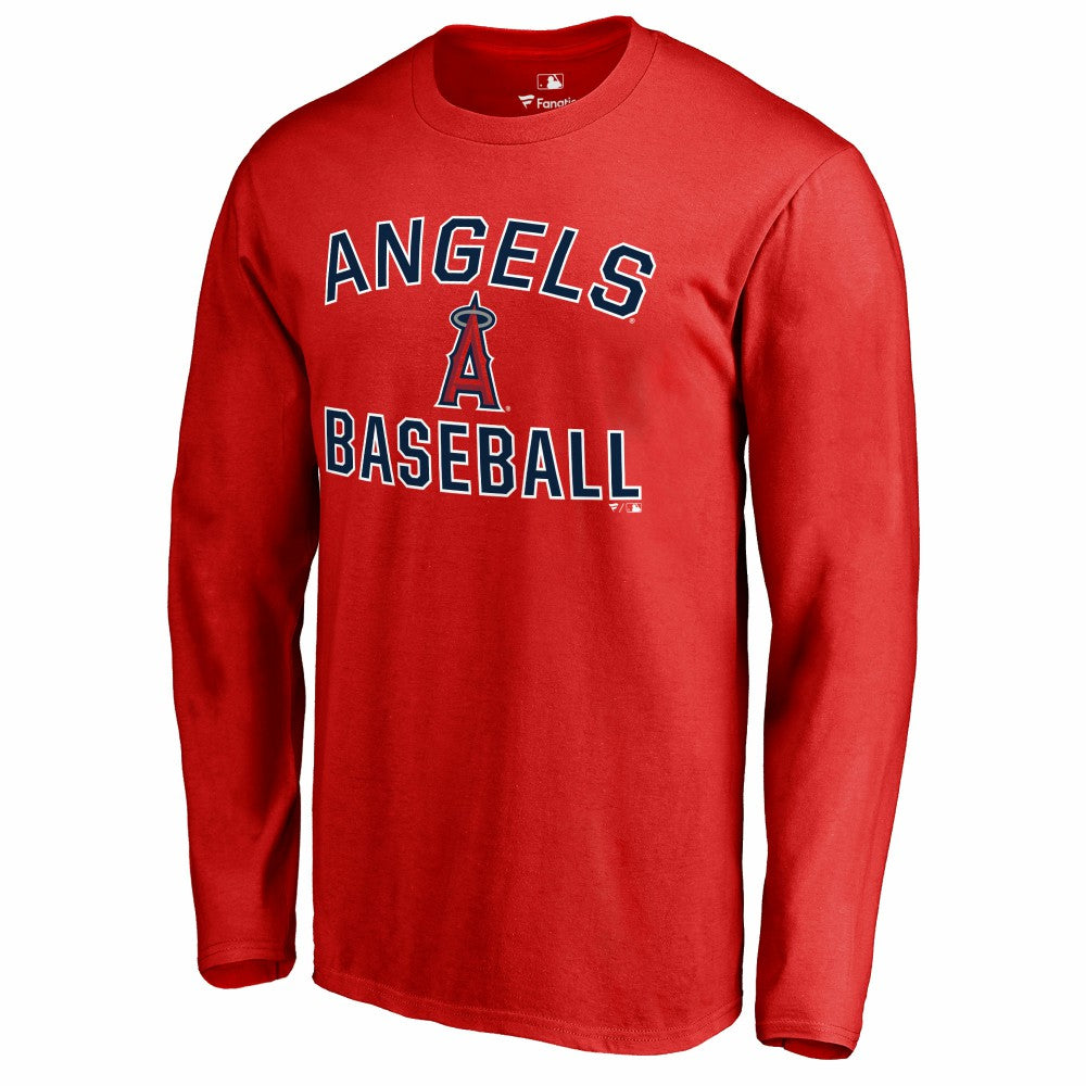 Los Angeles Angels Victory Arch Long Sleeve T-Shirt Red