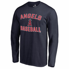Los Angeles Angels Victory Arch Long Sleeve T-Shirt Navy