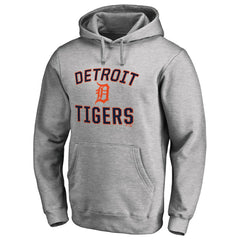 Detroit Tigers Victory Arch Pullover Hoodie Ash