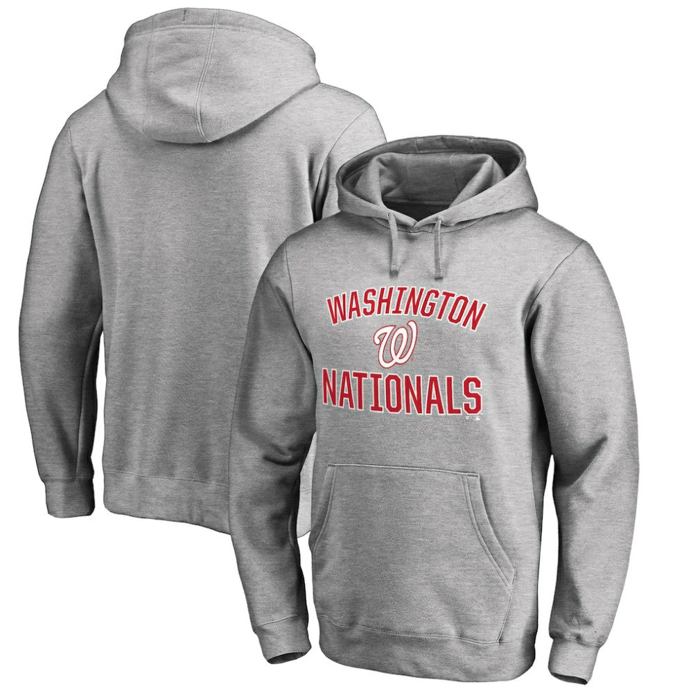 Washington Nationals Victory Arch Pullover Hoodie Ash