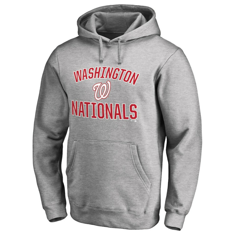 Washington Nationals Victory Arch Pullover Hoodie Ash