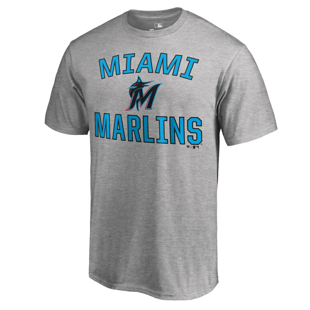 Miami Marlins Victory Arch T-Shirt Ash
