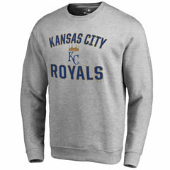 Kansas City Royals Victory Arch Pullover Sweatshirt Ash