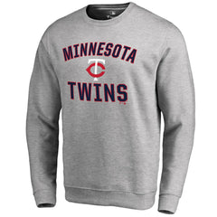 Minnesota Twins Victory Arch Pullover Sweatshirt Ash