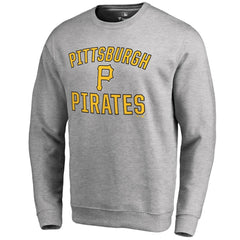 Pittsburgh Pirates Victory Arch Pullover Sweatshirt Ash