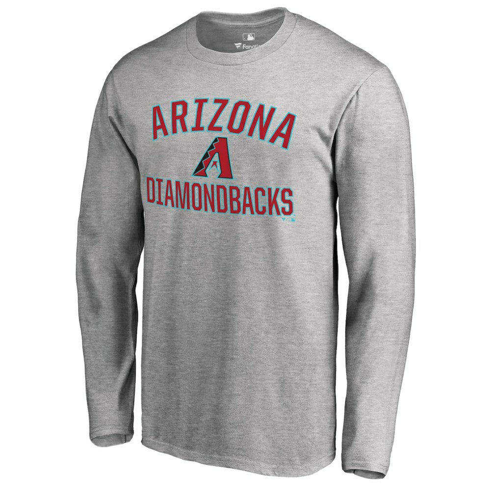 Arizona Diamondbacks Victory Arch Long Sleeve T-Shirt Ash