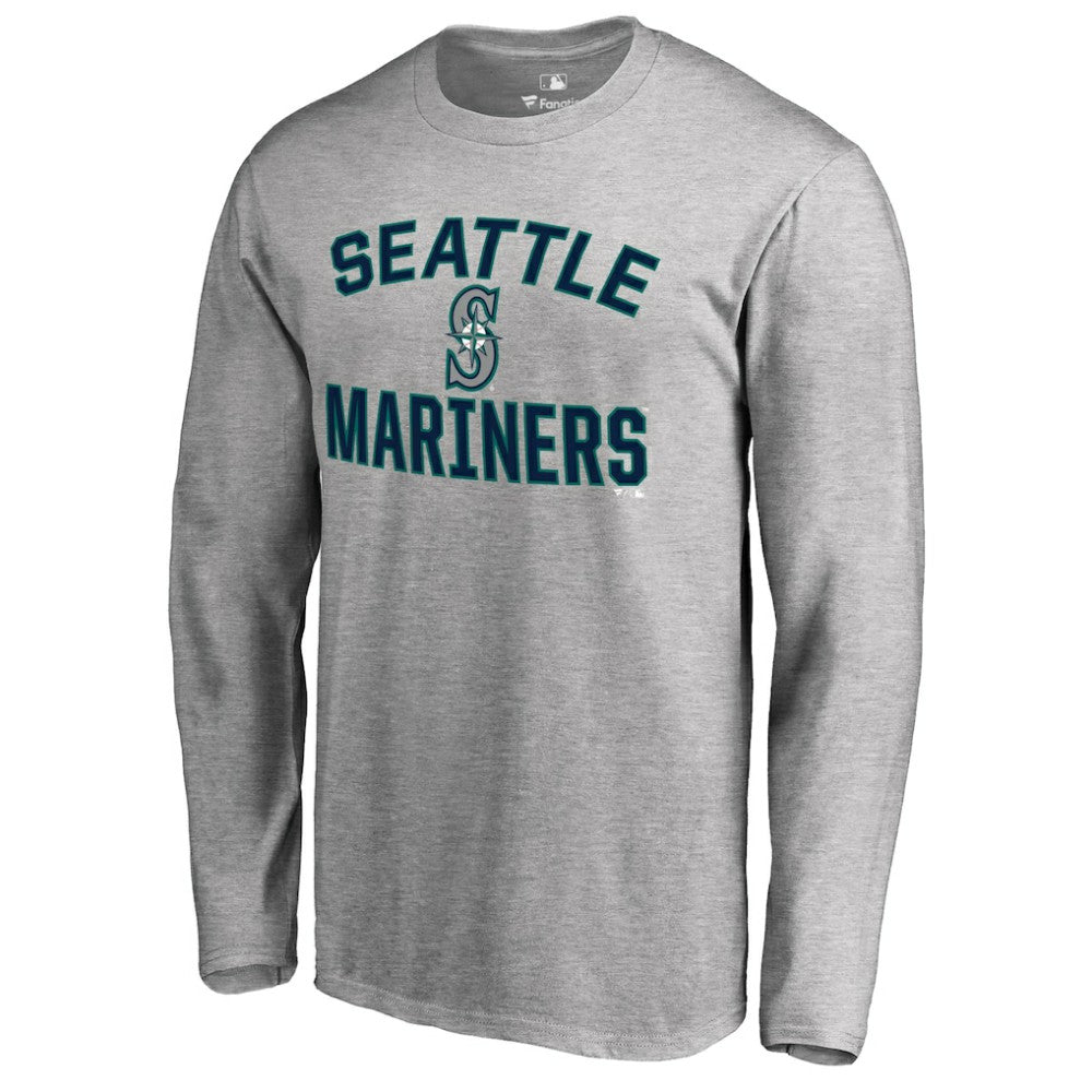 Seattle Mariners Victory Arch Long Sleeve T-Shirt Ash