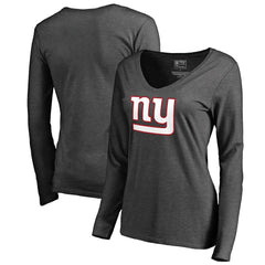 New York Giants Women's Team Logo Long Sleeve T-Shirt - Heathered Gray online
