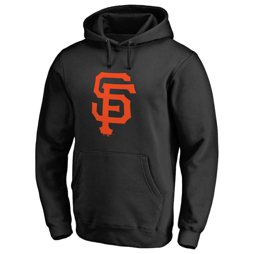 San Francisco Giants Official Logo Fitted Pullover Hoodie Black