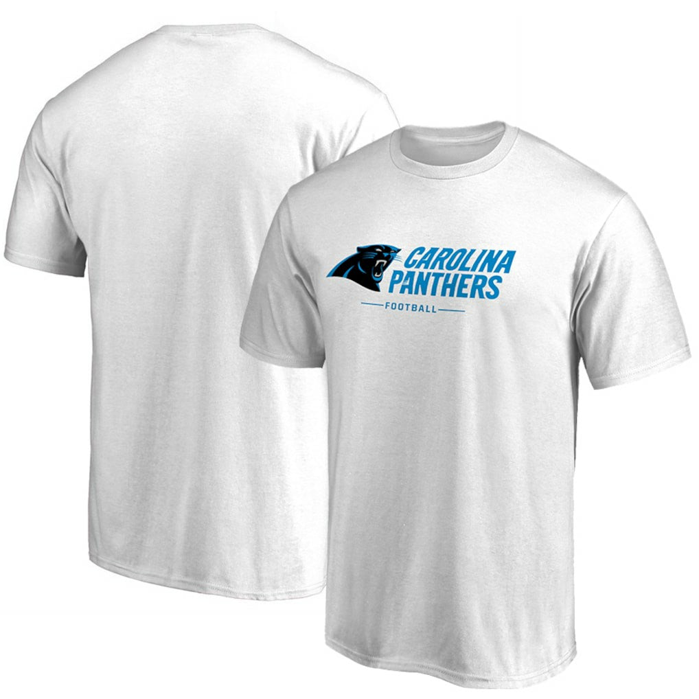 Carolina Panthers Team Lockup T-Shirt - White cheap