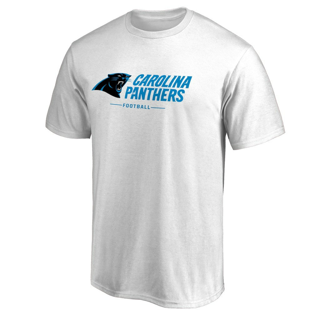 Carolina Panthers Team Lockup T-Shirt - White cheap