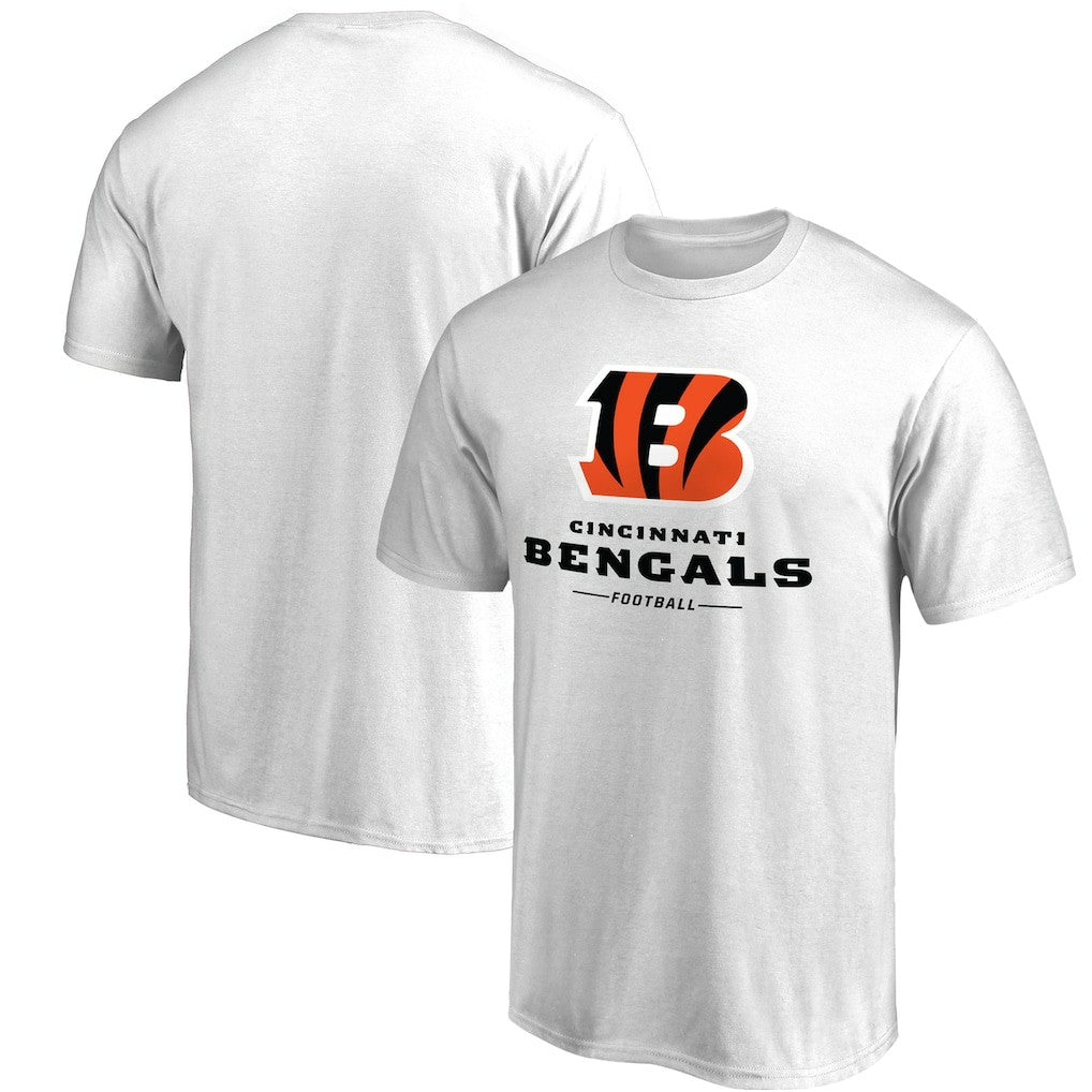 Cincinnati Bengals Team Lockup T-Shirt - White cheap