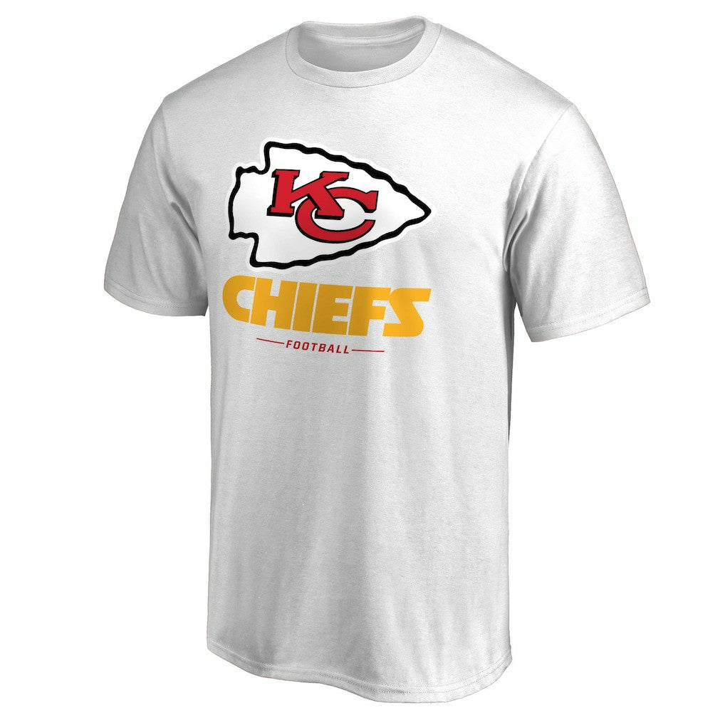 Kansas City Chiefs Team Lockup II T-Shirt - White sale