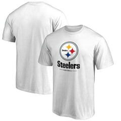 Pittsburgh Steelers Team Lockup 2 T-Shirt - White outlet
