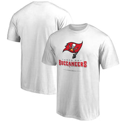 Tampa Bay Buccaneers Team Lockup T-Shirt - White on sale