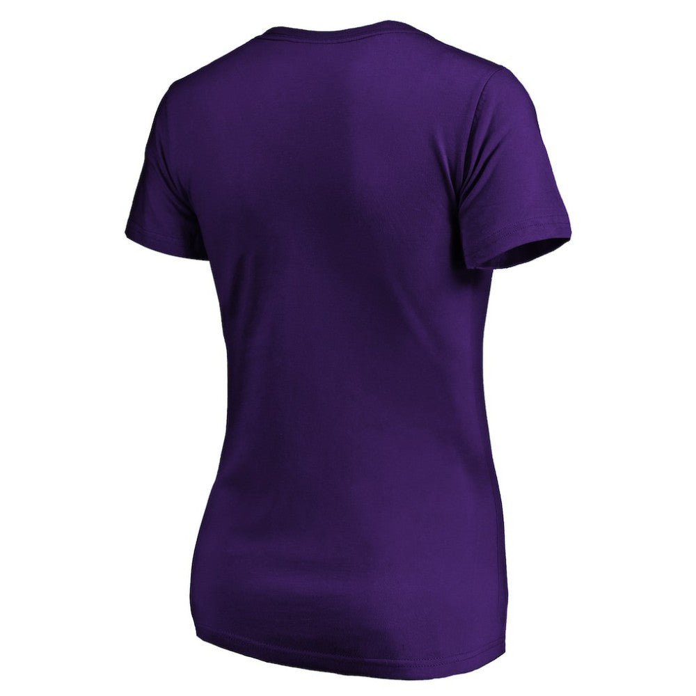 Colorado Rockies Women's Secondary Color Primary Logo T-Shirt Purple