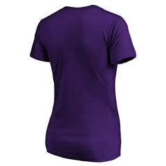 Colorado Rockies Women's Secondary Color Primary Logo T-Shirt Purple