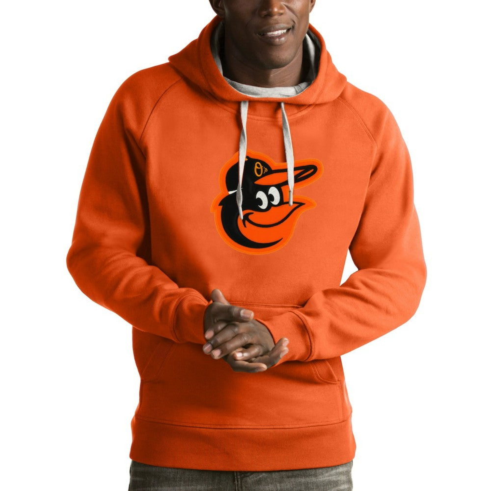 Baltimore Orioles Antigua Victory Pullover Hoodie Orange
