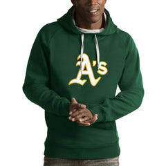 Athletics Antigua Victory Pullover Hoodie Green