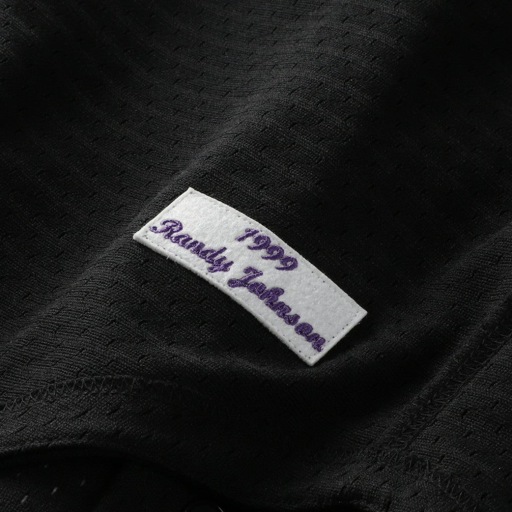 Randy Johnson Arizona Diamondbacks Cooperstown Collection Mesh Batting Practice Button-Up Jersey Black