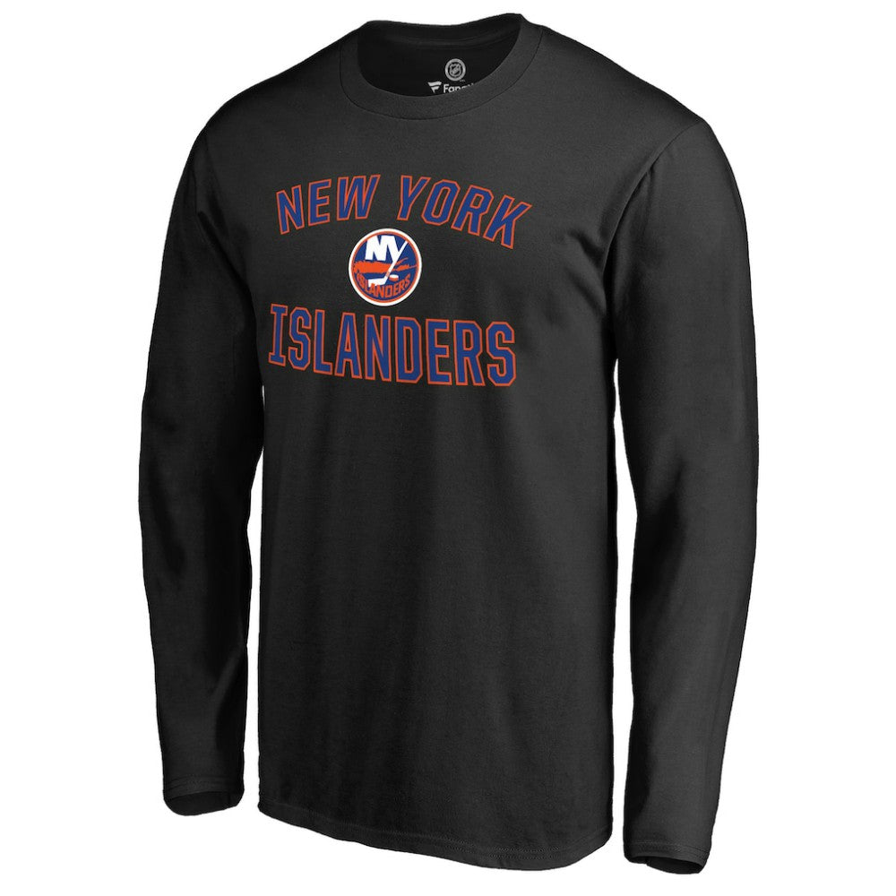 New York Islanders Victory Arch Long Sleeve T-Shirt - Black T-shirts