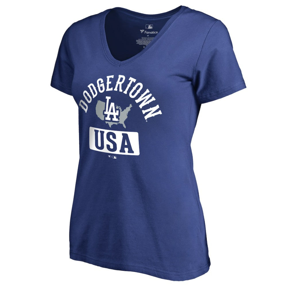 Los Angeles Dodgers Women's Hometown Collection Dodgertown T-Shirt Royal
