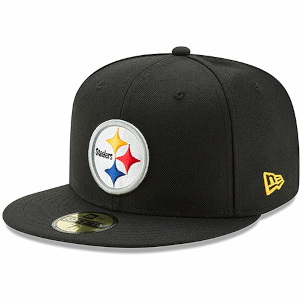 Pittsburgh Steelers New Era Omaha 59FIFTY Fitted Hat - Black cheap