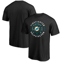 Miami Dolphins Black Firefighter T-Shirt online