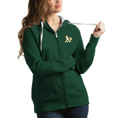 Athletics Antigua Women's Victory Full-Zip Hoodie Green