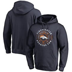 Denver Broncos Firefighter Pullover Hoodie - Navy online