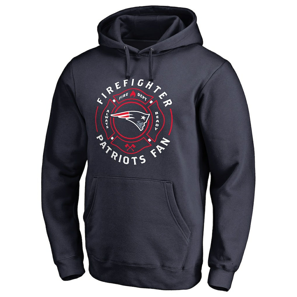 New England Patriots Firefighter Pullover Hoodie - Navy outlet