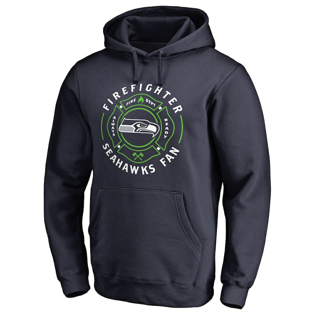 Seattle Seahawks Firefighter Pullover Hoodie - Navy outlet