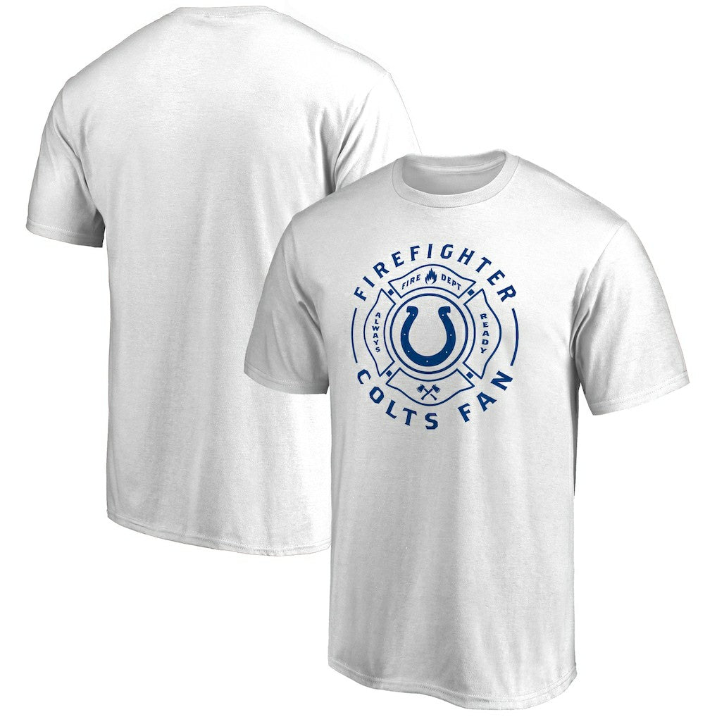 Indianapolis Colts Firefighter T-Shirt - White discount