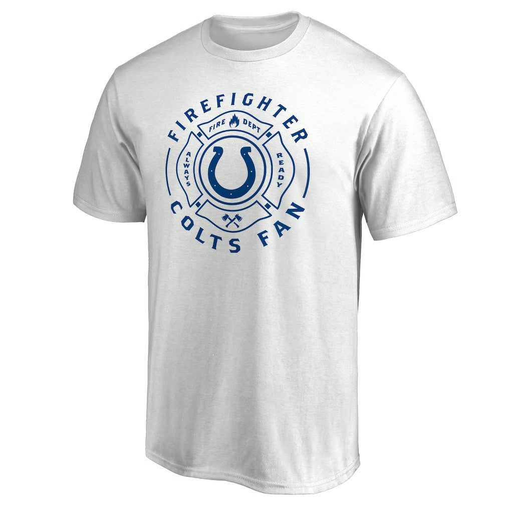 Indianapolis Colts Firefighter T-Shirt - White discount