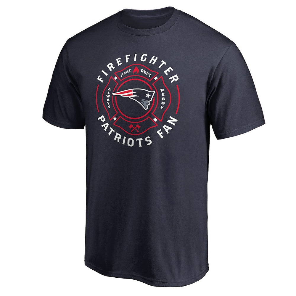 New England Patriots Firefighter T-Shirt - Navy on sale