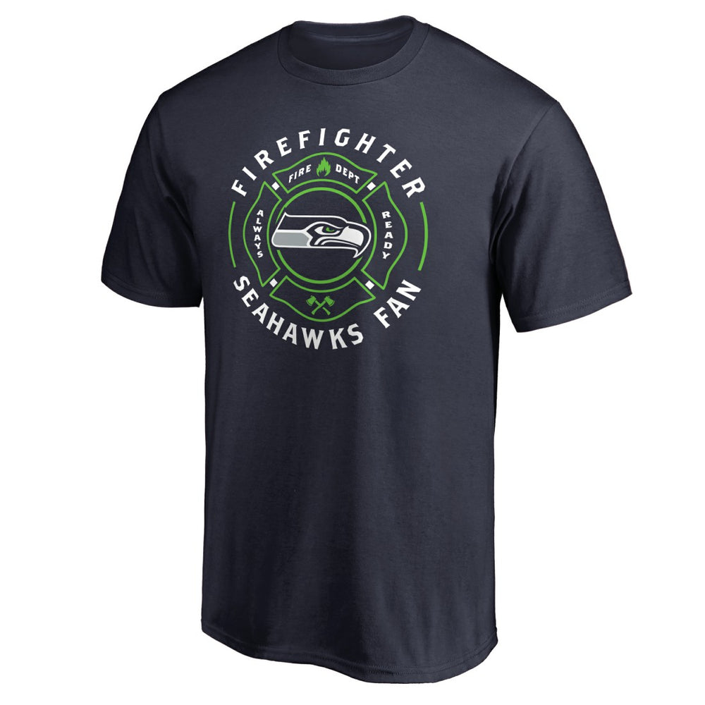 Seattle Seahawks Firefighter T-Shirt - Navy outlet