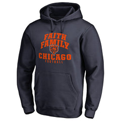 Chicago Bears Faith Family Pullover Hoodie - Navy online