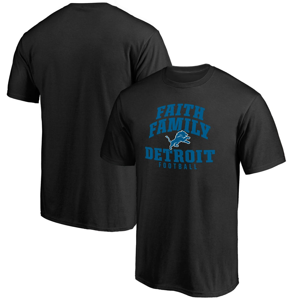 Detroit Lions Faith Family T-Shirt - Black online